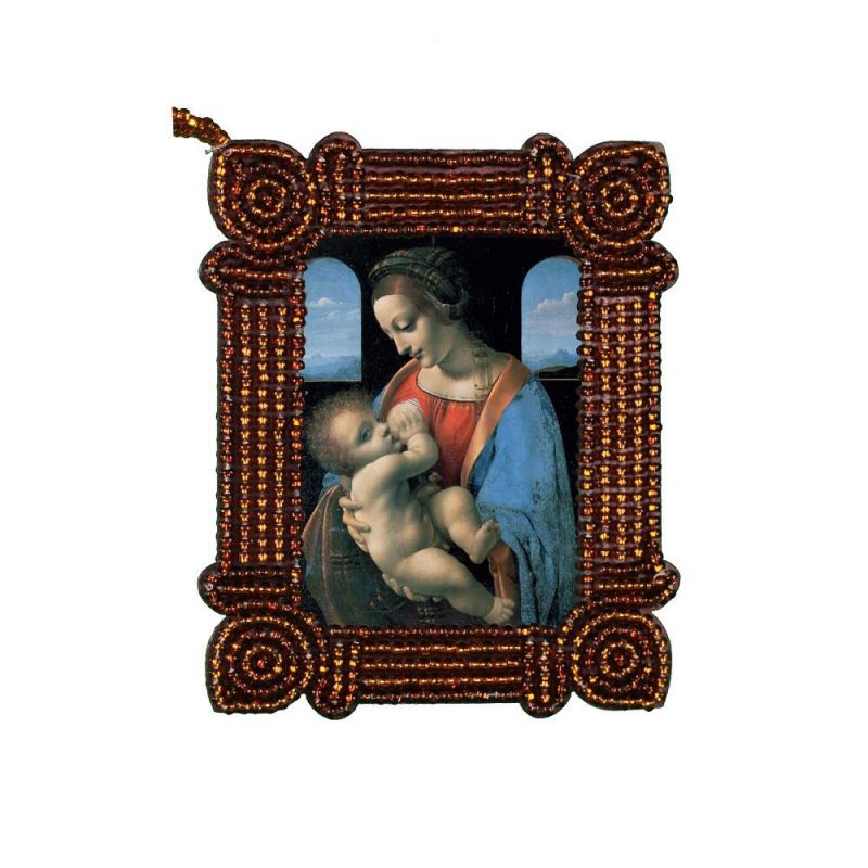 Buy Kit for embroidery - Pendant Madonna Litta-rv4455
