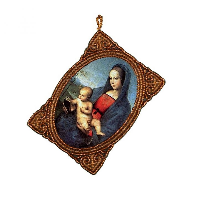 Buy Kit for embroidery - Pendant Madonna Conestable-rv4472