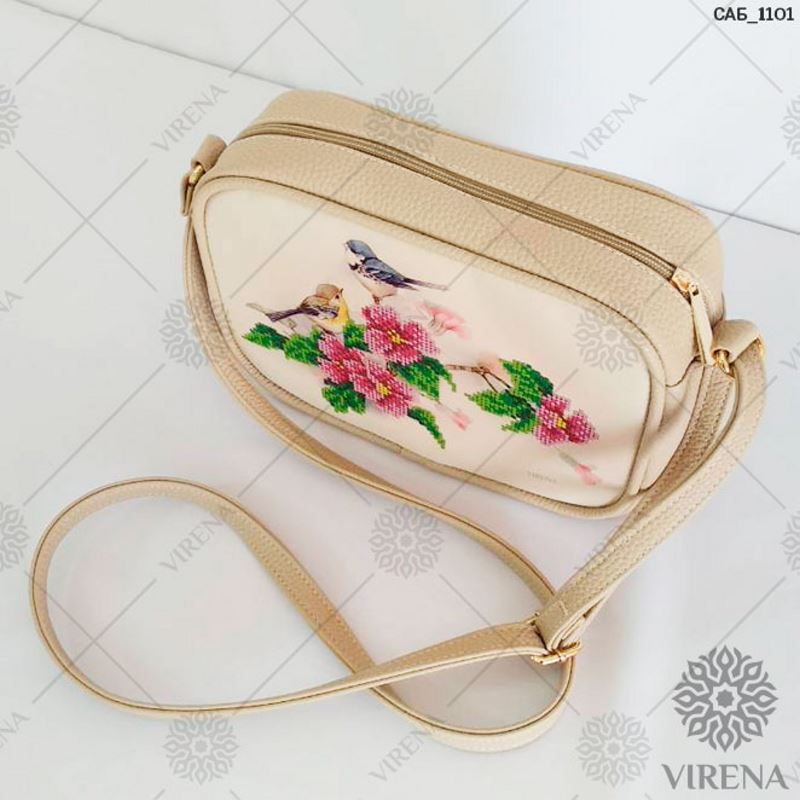 Buy Rectangular Eco leather bag for embroidered decorative element - SAB_1101-SAB_1101_2