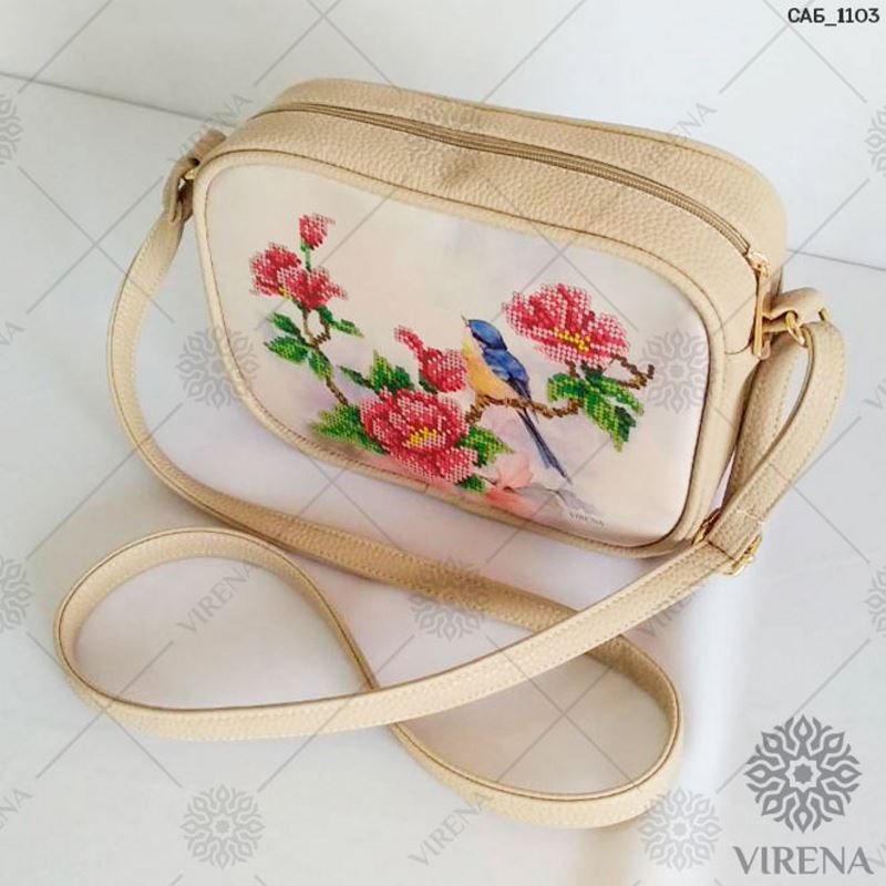 Buy Rectangular Eco leather bag for embroidered decorative element - SAB_1103-SAB_1103_2