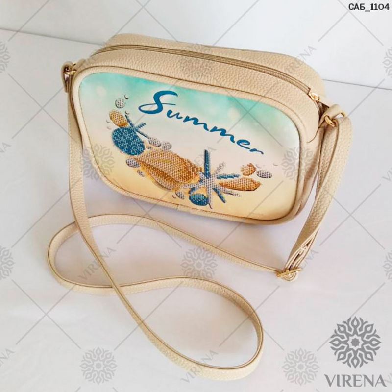 Buy Rectangular Eco leather bag for embroidered decorative element - SAB_1104-SAB_1104_2