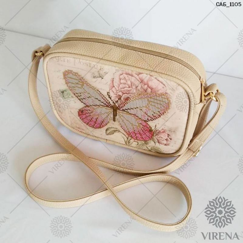Buy Rectangular Eco leather bag for embroidered decorative element - SAB_1105-SAB_1105_2