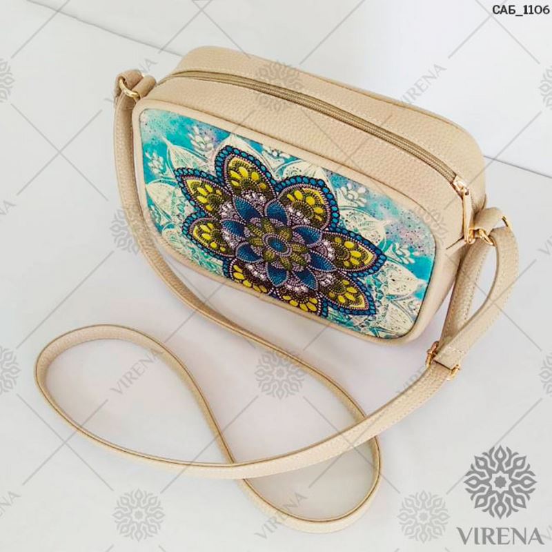 Buy Rectangular Eco leather bag for embroidered decorative element - SAB_1106-SAB_1106_2