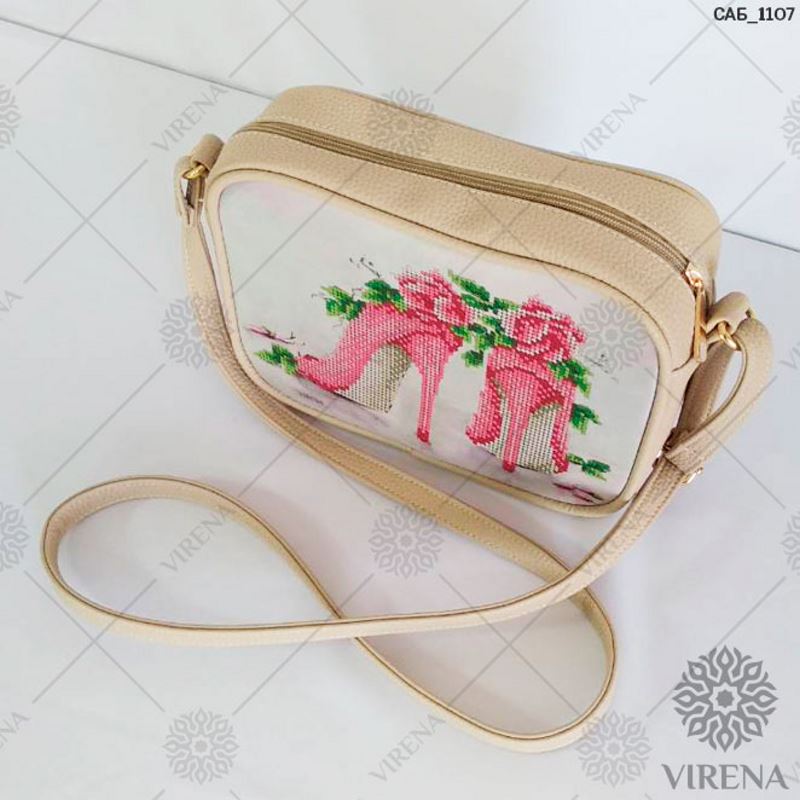 Buy Rectangular Eco leather bag for embroidered decorative element - SAB_1107-SAB_1107_2