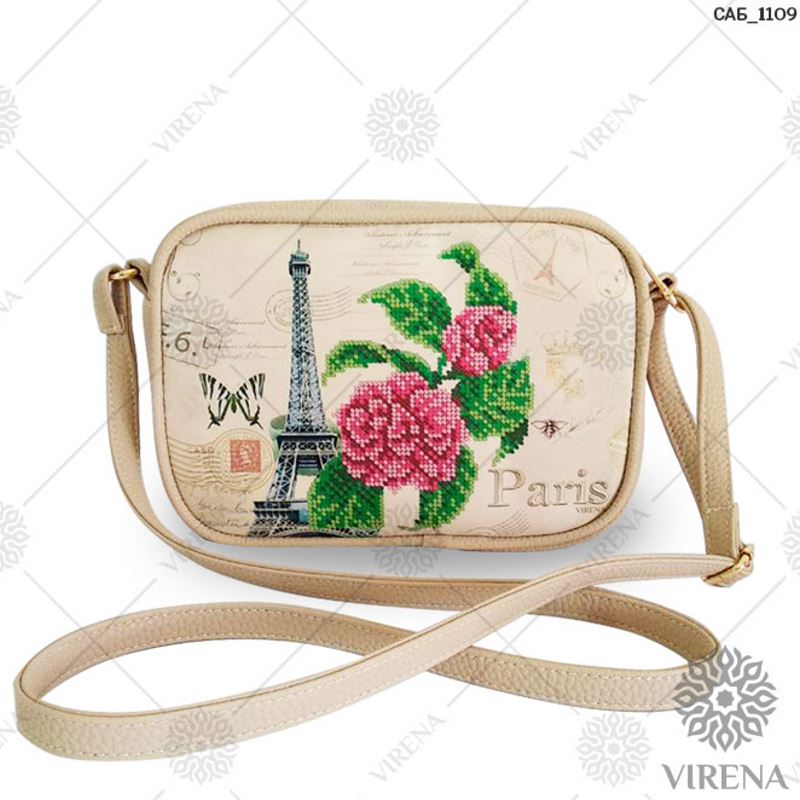 Buy Rectangular Eco leather bag for embroidered decorative element - SAB_1109-SAB_1109