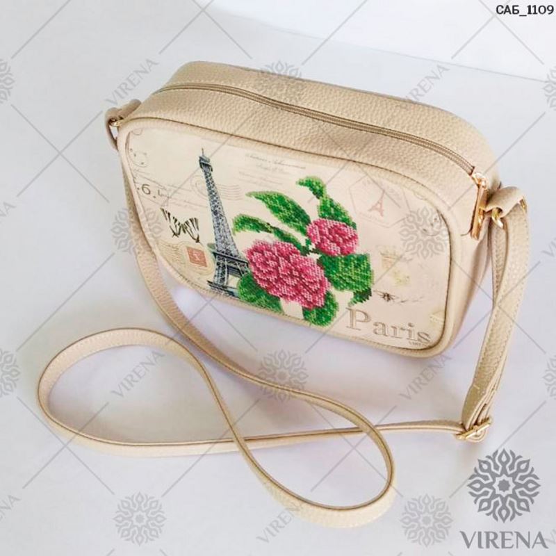 Buy Rectangular Eco leather bag for embroidered decorative element - SAB_1109-SAB_1109_2