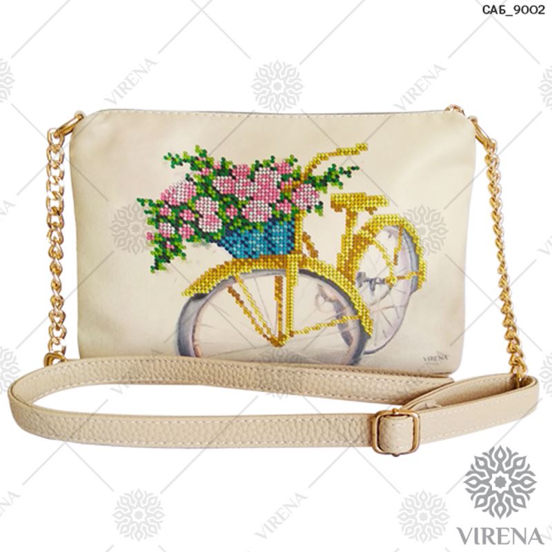 Buy Rectangular Eco leather bag for embroidered decorative element - SAB_9002-SAB_9002