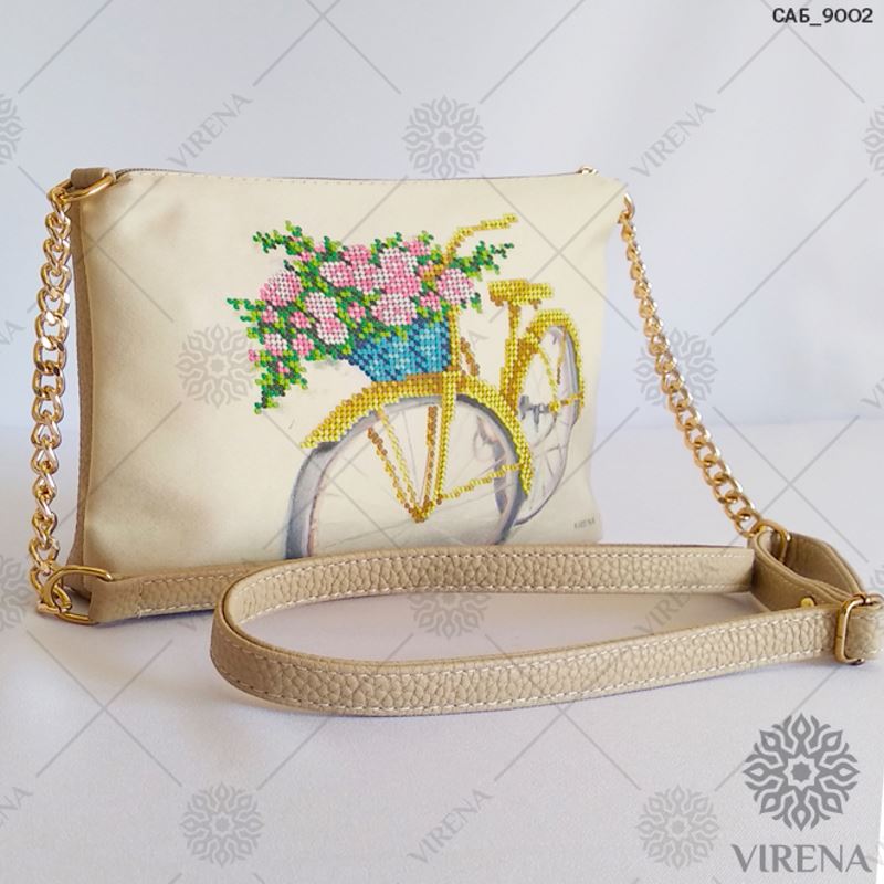 Buy Rectangular Eco leather bag for embroidered decorative element - SAB_9002-SAB_9002_2