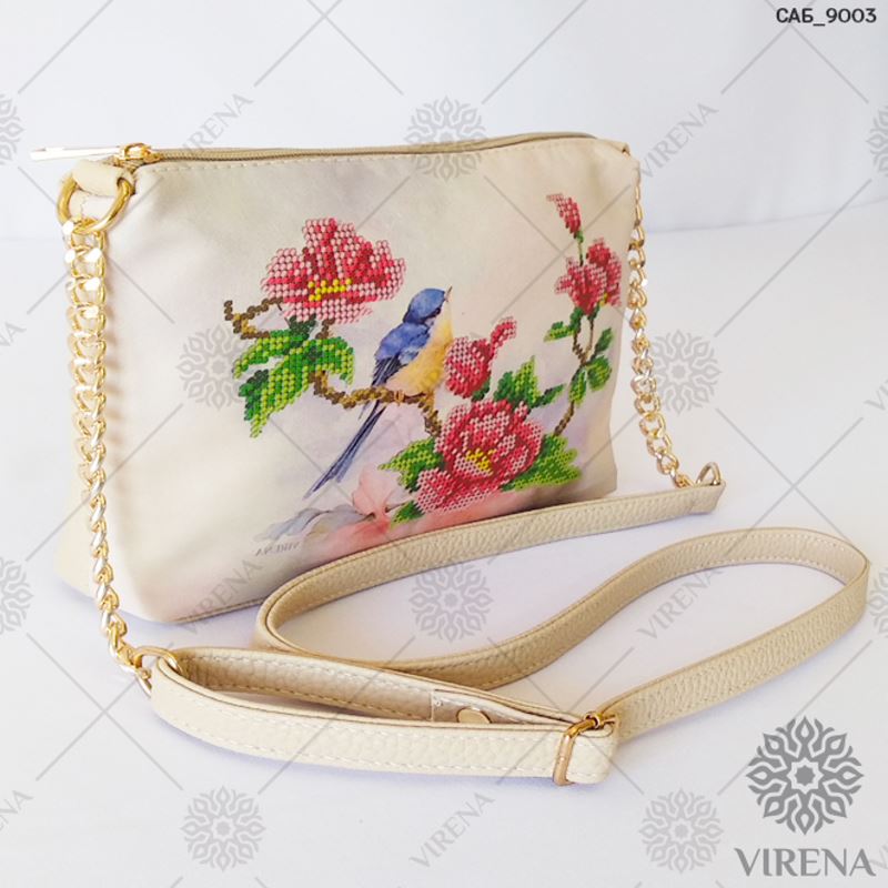 Buy Rectangular Eco leather bag for embroidered decorative element - SAB_9003-SAB_9003_2