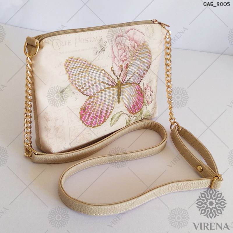 Buy Rectangular Eco leather bag for embroidered decorative element - SAB_9005-SAB_9005_2