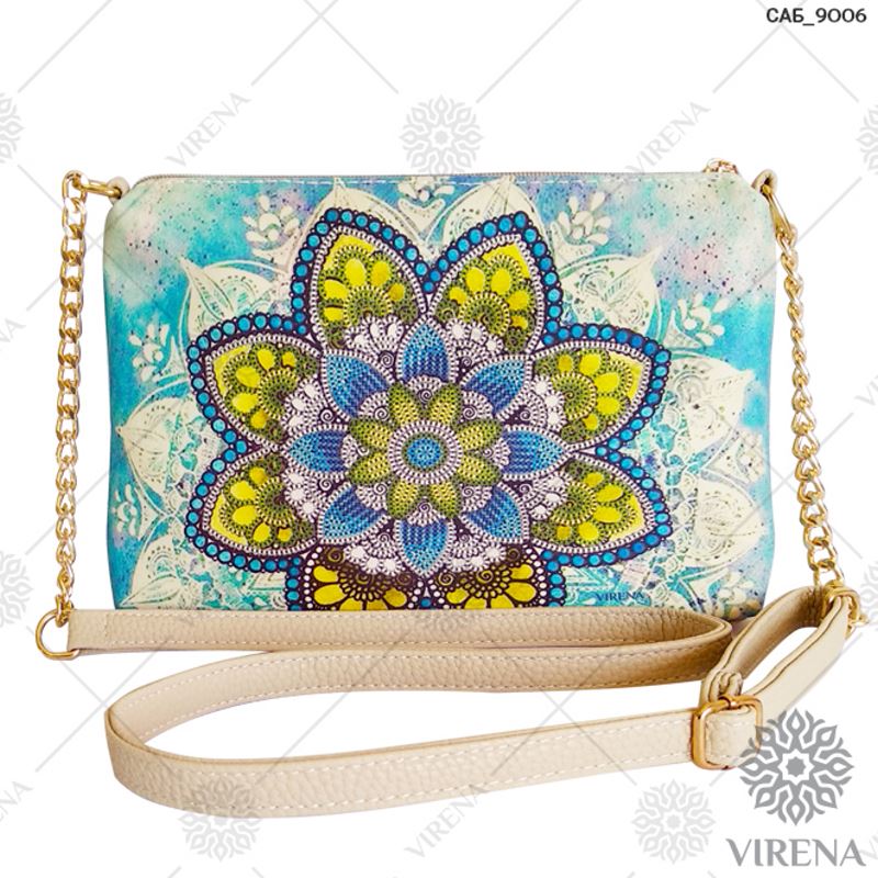 Buy Rectangular Eco leather bag for embroidered decorative element - SAB_9006-SAB_9006
