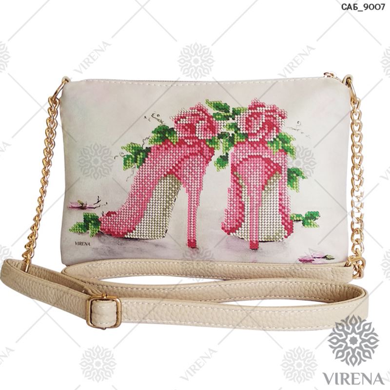 Buy Rectangular Eco leather bag for embroidered decorative element - SAB_9007-SAB_9007