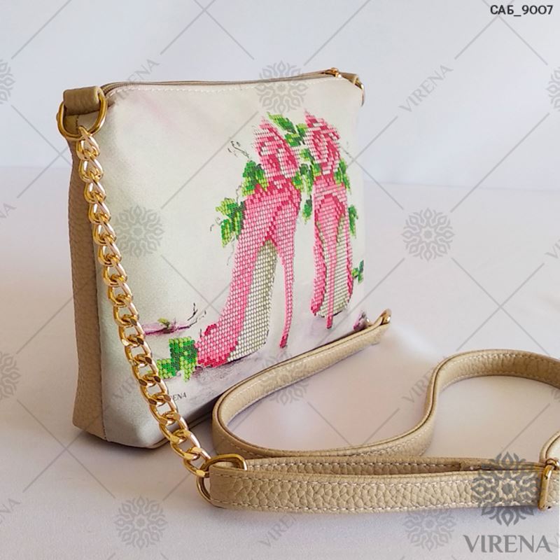 Buy Rectangular Eco leather bag for embroidered decorative element - SAB_9007-SAB_9007_2