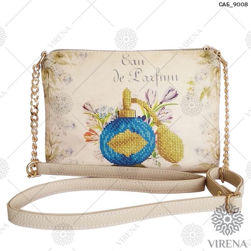 Buy Rectangular Eco leather bag for embroidered decorative element - SAB_9008-SAB_9008
