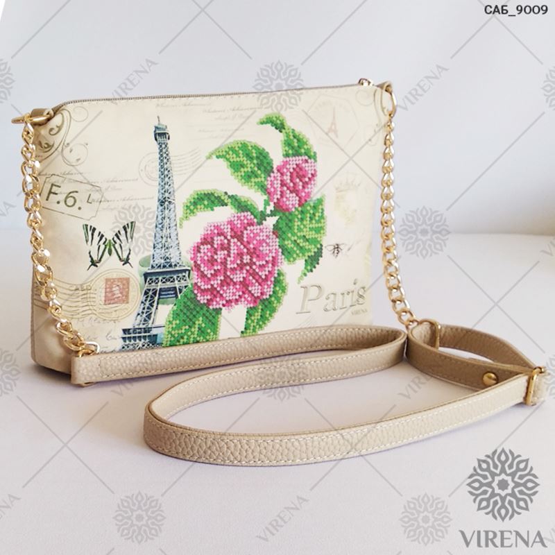 Buy Rectangular Eco leather bag for embroidered decorative element - SAB_9009-SAB_9009_2