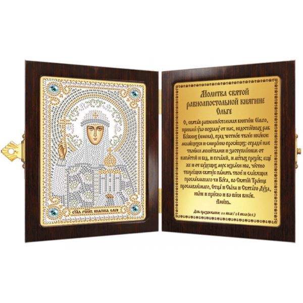 Buy Set for beadwork with a frame - St. Rivne Olga
