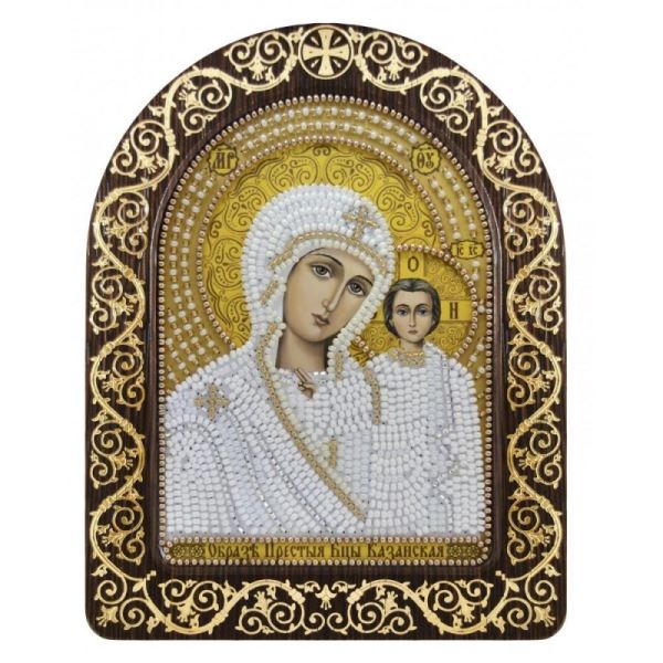 Buy Set for beadwork with a frame - The Virgin of Kazan-sn5002