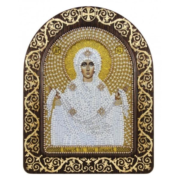 Buy Set for beadwork with a frame - Intercession of the Blessed Virgin-sn5009