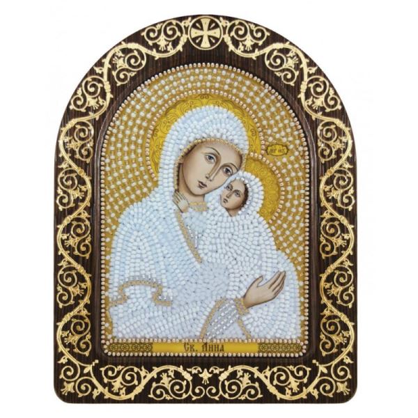Buy Set for beadwork with a frame - St. Anne with the Infant Mary-sn5019