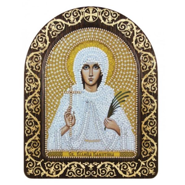 Buy Set for beadwork with a frame - St. Mts. Valentina of Caesarea-sn5023