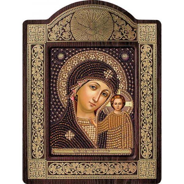 Buy Set for beadwork with a frame - The Virgin of Kazan-sn8002