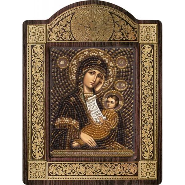 Buy Set for beadwork with a frame - The image of St. Our Lady Soothe my sorrows-sn8006