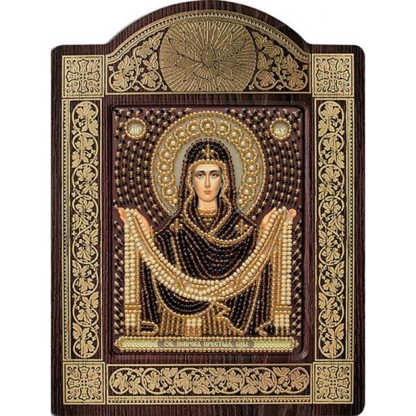 Buy Set for beadwork with a frame - Intercession of the Blessed Virgin-sn8012