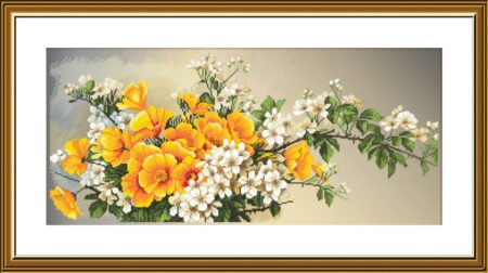 Buy Cross stitch kit Cherry Blossom-Sr1500