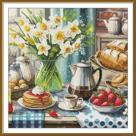 Buy Cross stitch kit Breakfast For The Soul-Sr2330