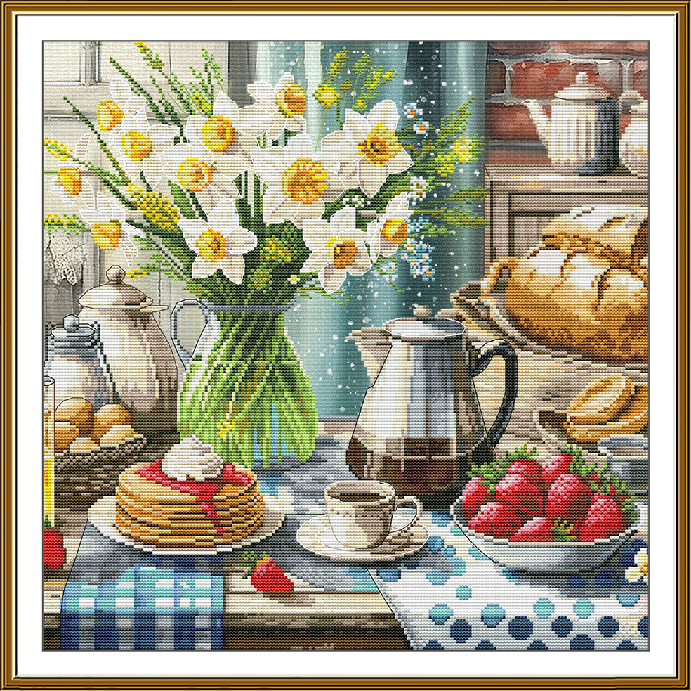 Buy Cross stitch kit Breakfast For The Soul-Sr2330