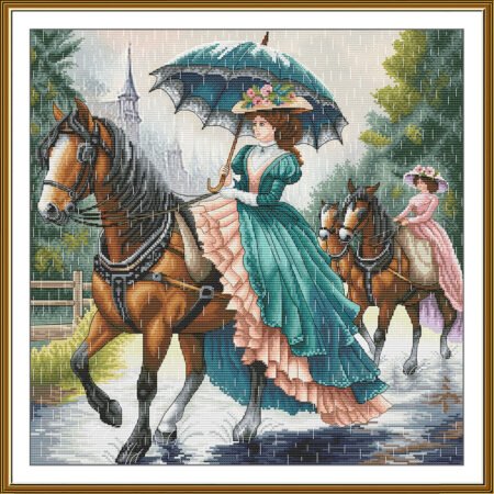 Buy Cross stitch kit Lady Rain-Sr2339