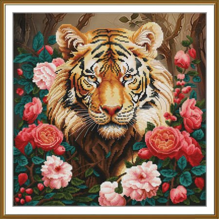 Buy Cross stitch kit King Of The Jungle-Sr2344