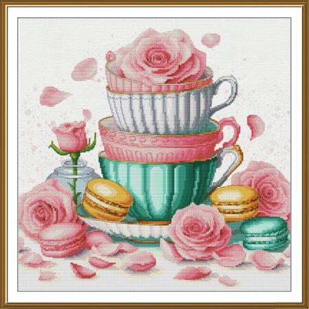 Buy Cross stitch kit Macaron Ladur?e-Sr2355