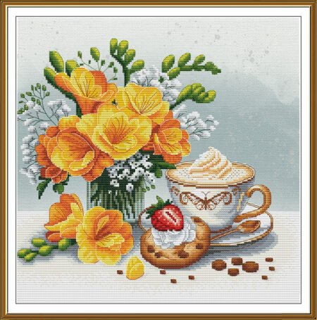 Buy Cross stitch kit Morning Delight-Sr2359