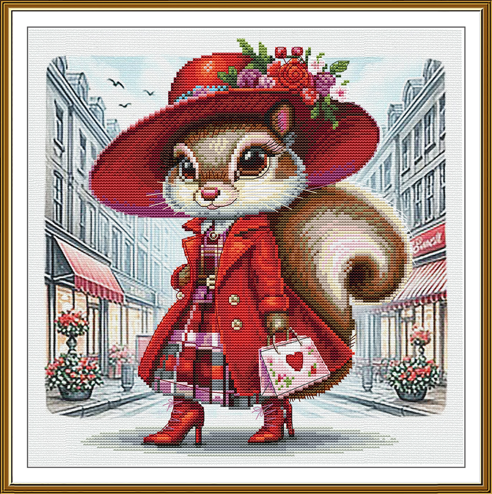 Buy Cross stitch kit Parisian Fashionista-Sr2361