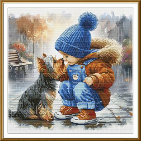 Buy Cross stitch kit Rain Kiss-Sr2364