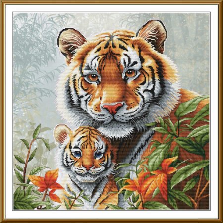 Buy Cross stitch kit Tigress With Baby-Sr2370