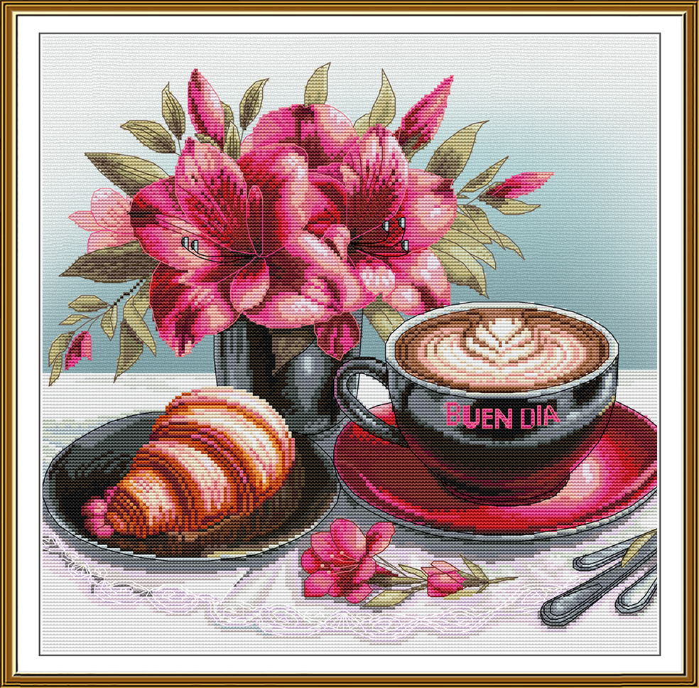 Buy Cross stitch kit Fragrant Breakfast-Sr2388