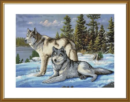 Buy Cross stitch kit Guardians Of The Forest-Sr3355