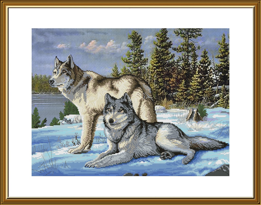 Buy Cross stitch kit Guardians Of The Forest-Sr3355