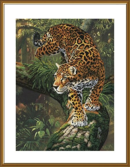 Buy Cross stitch kit Amazon Jaguar-Sr3383