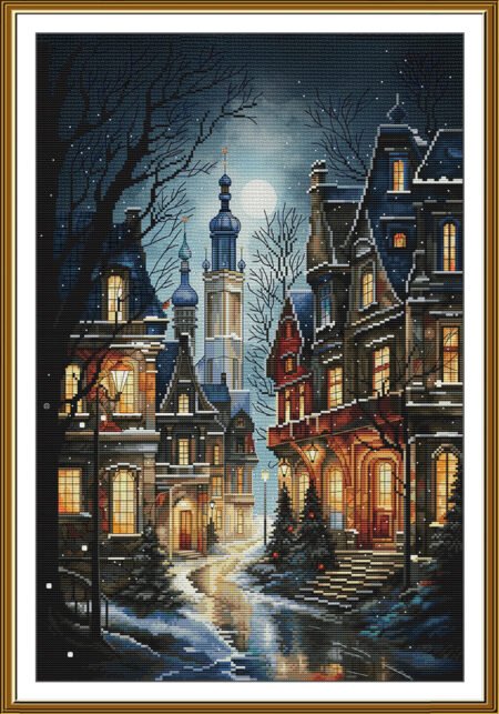 Buy Cross stitch kit Cozy Night-Sr3398