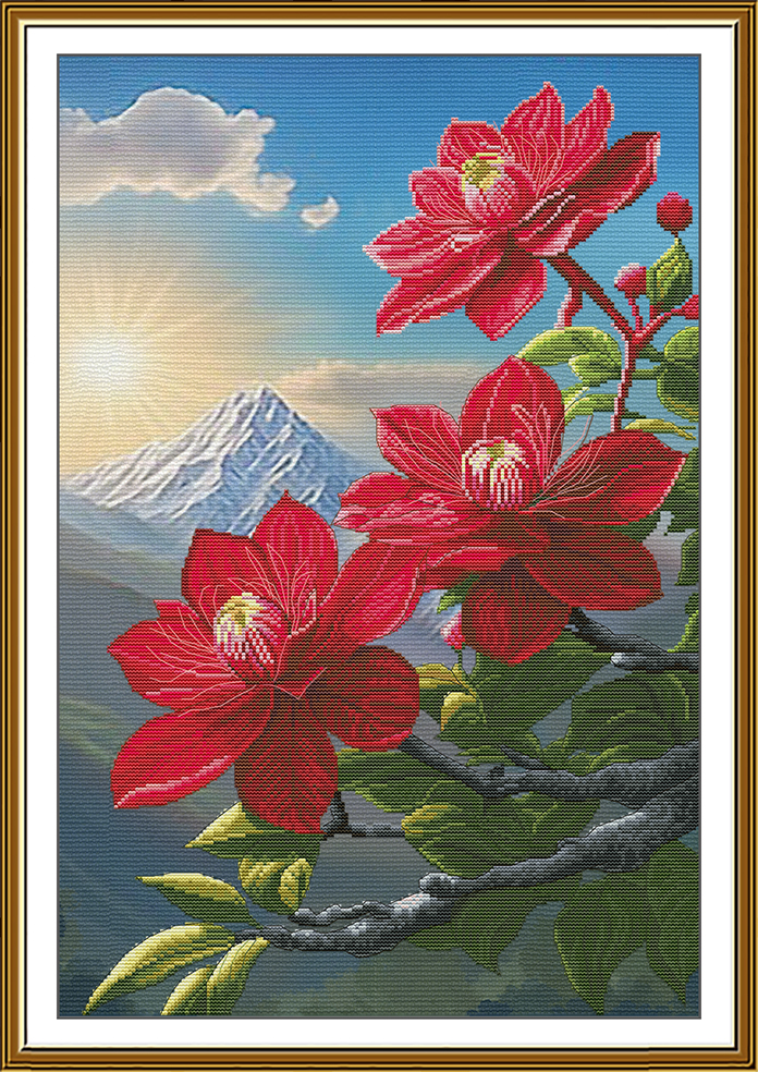 Buy Cross stitch kit Mountain Beauty-Sr3414