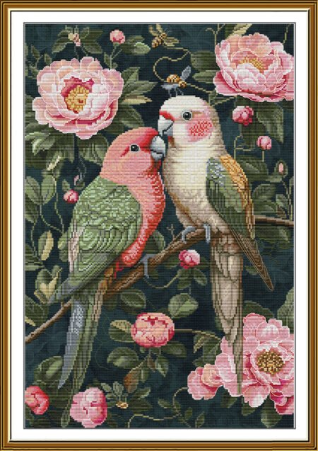 Buy Cross stitch kit Green Feather-Sr3435