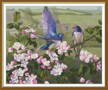 Buy Cross stitch kit Swallows-Ñð3443