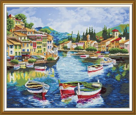 Buy Cross stitch kit Aquamarine Siesta-Ñð3453