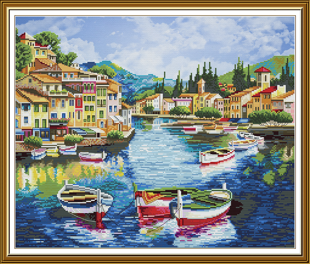Buy Cross stitch kit Aquamarine Siesta-Ñð3453