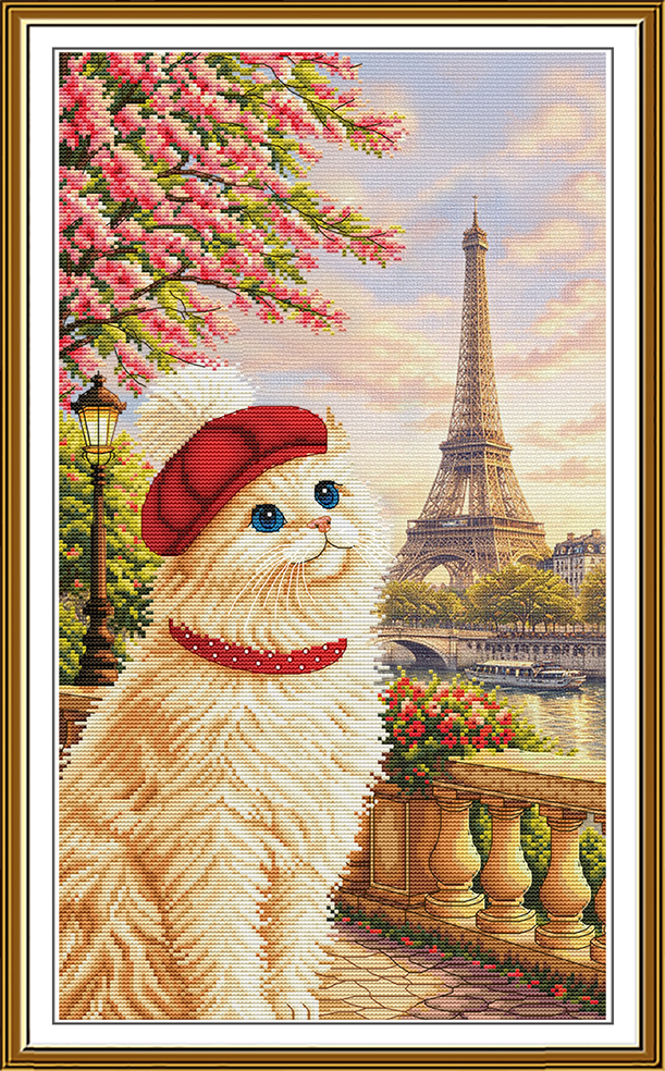 Buy Cross stitch kit French Woman-Sr3489