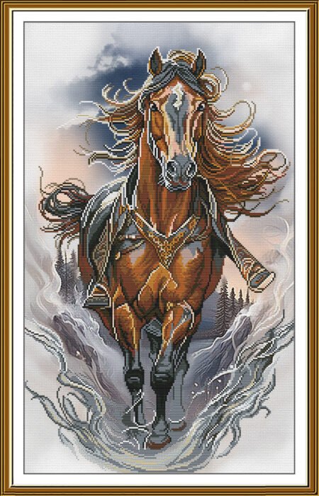 Buy Cross stitch kit Noble Trotter-Sr6271