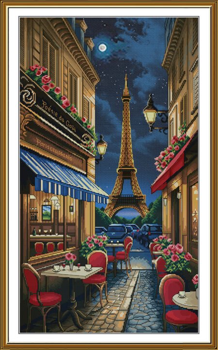 Buy Cross stitch kit Paris On A Summer Night-Sr6290